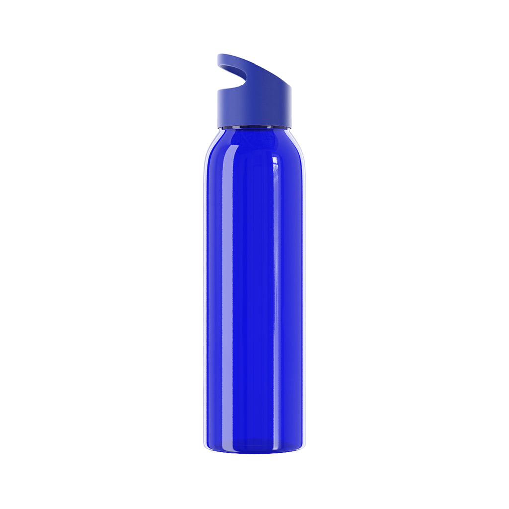 Sky Water Bottle – Minimal Clear Bottle with Vertical 'STIGMA' Text