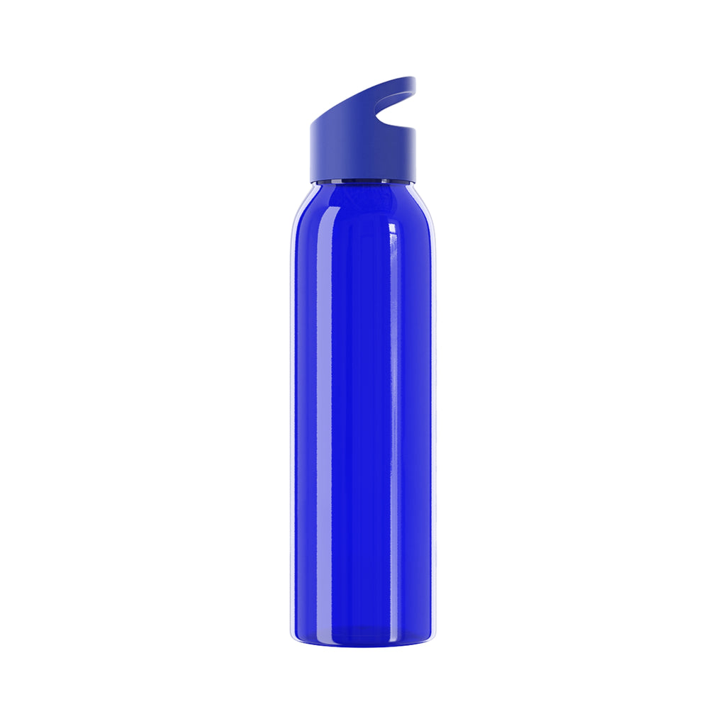 Sky Water Bottle – Minimal Clear Bottle with Vertical 'STIGMA' Text
