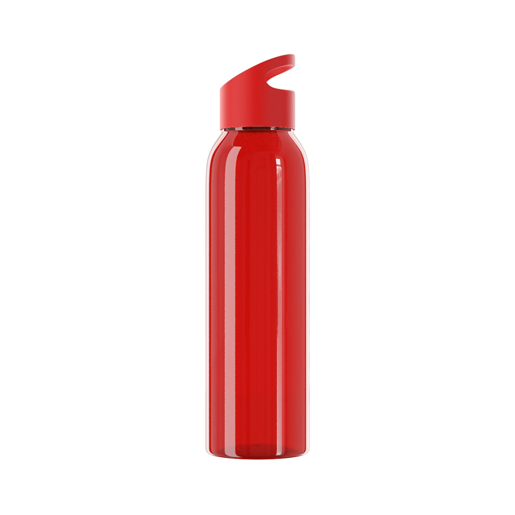 Sky Water Bottle – Minimal Clear Bottle with Vertical 'STIGMA' Text