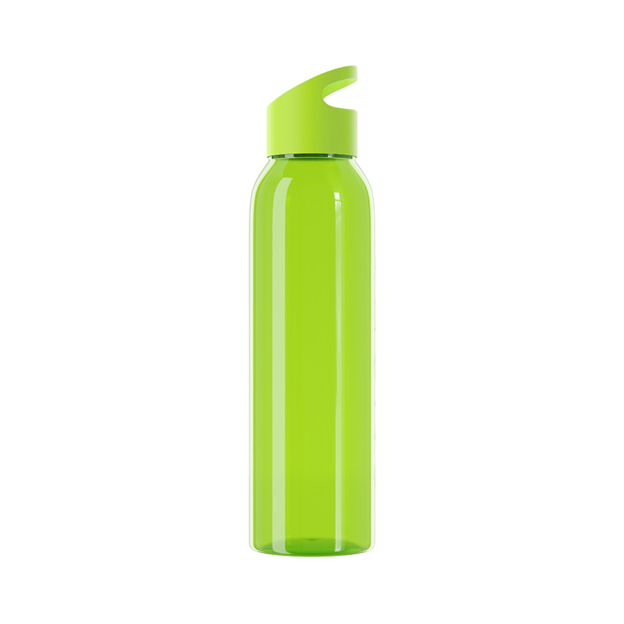 Sky Water Bottle – Minimal Clear Bottle with Vertical 'STIGMA' Text