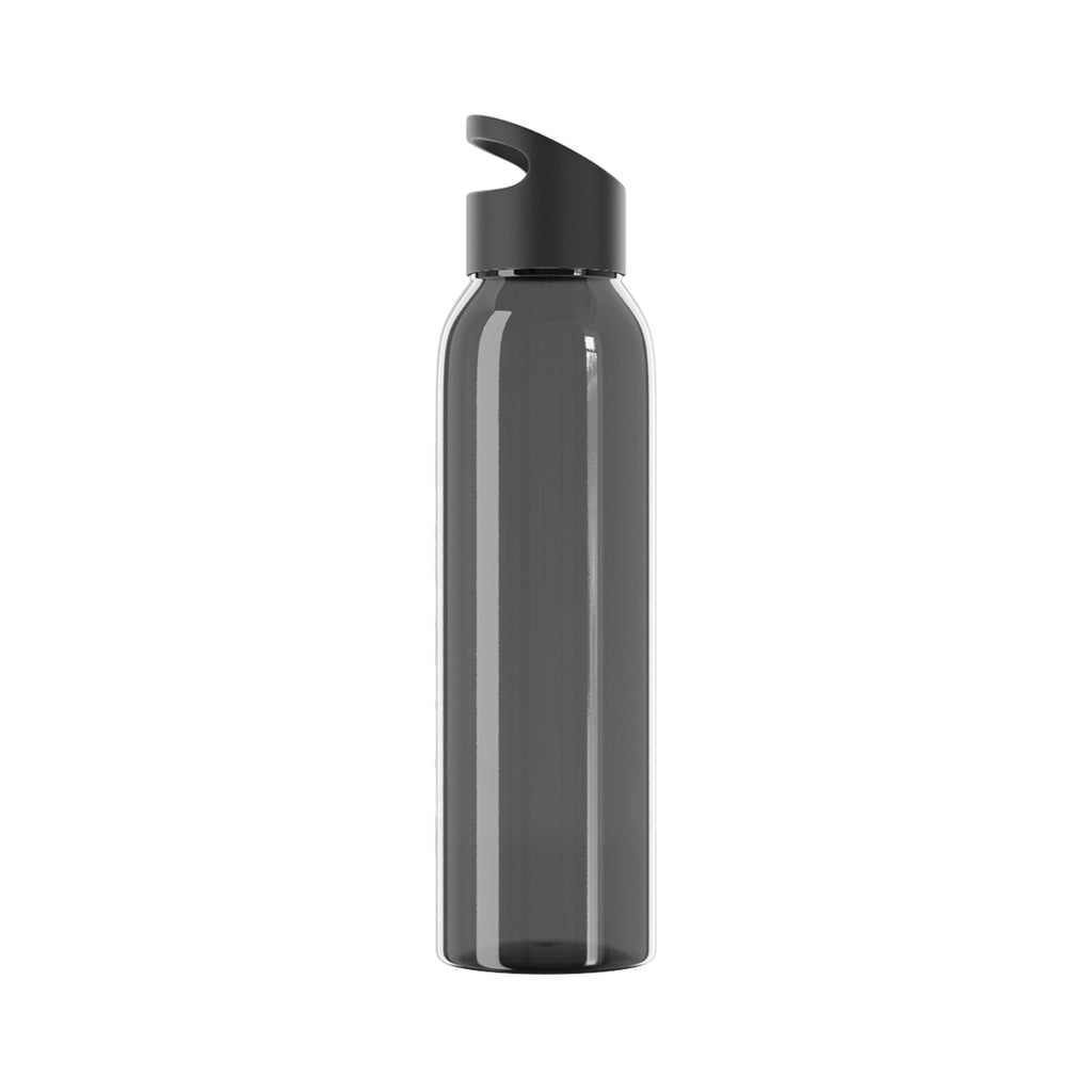 Sky Water Bottle – Minimal Clear Bottle with Vertical 'STIGMA' Text