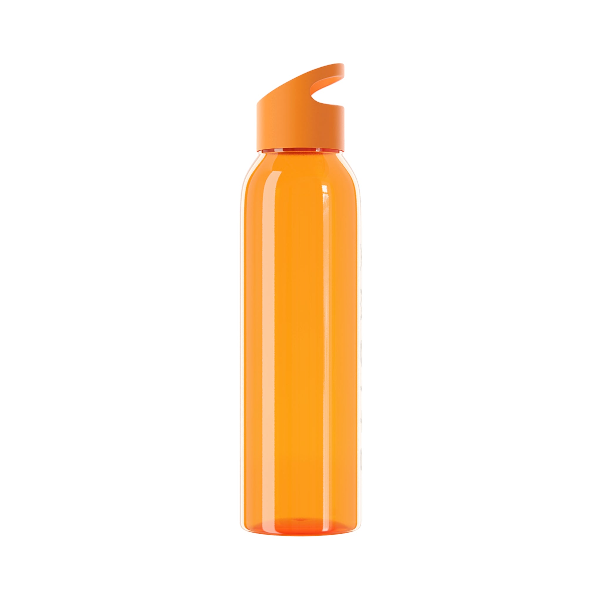Sky Water Bottle – Minimal Clear Bottle with Vertical 'STIGMA' Text