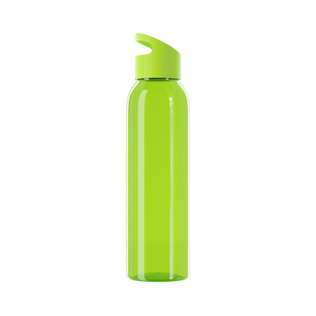 Sky Water Bottle – Minimal Clear Bottle with Vertical 'STIGMA' Text