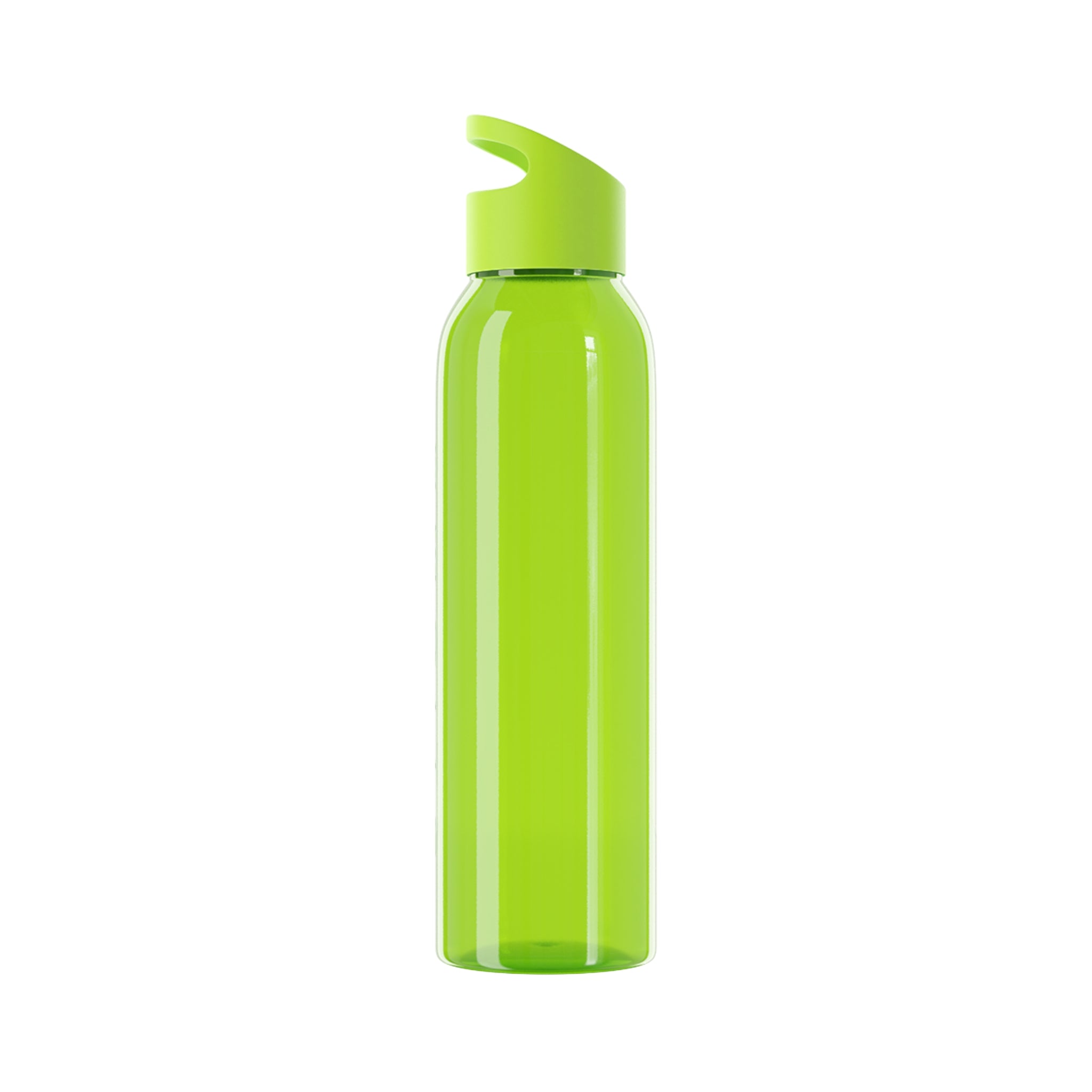 Sky Water Bottle – Minimal Clear Bottle with Vertical 'STIGMA' Text