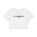 Fitted Crop Cotton T-Shirt