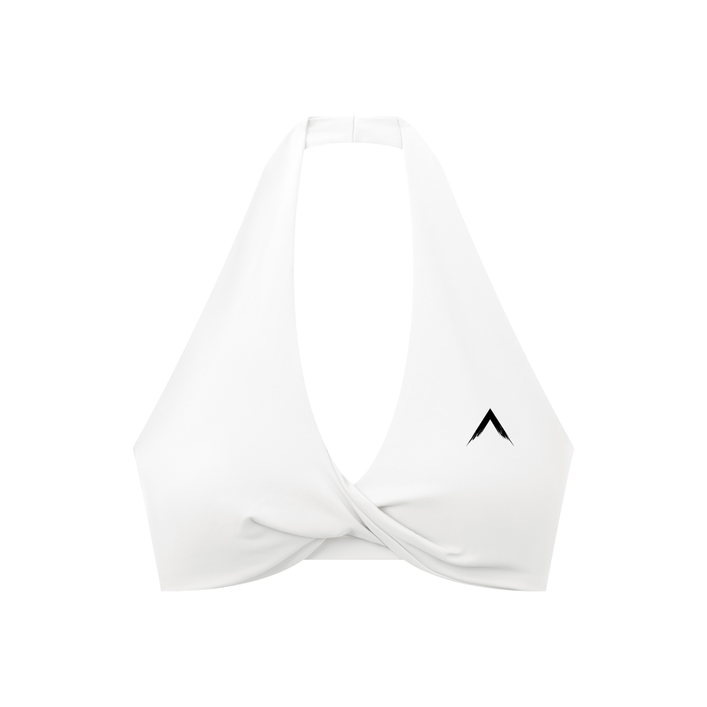 Women's Pleated Halter Sports Bra