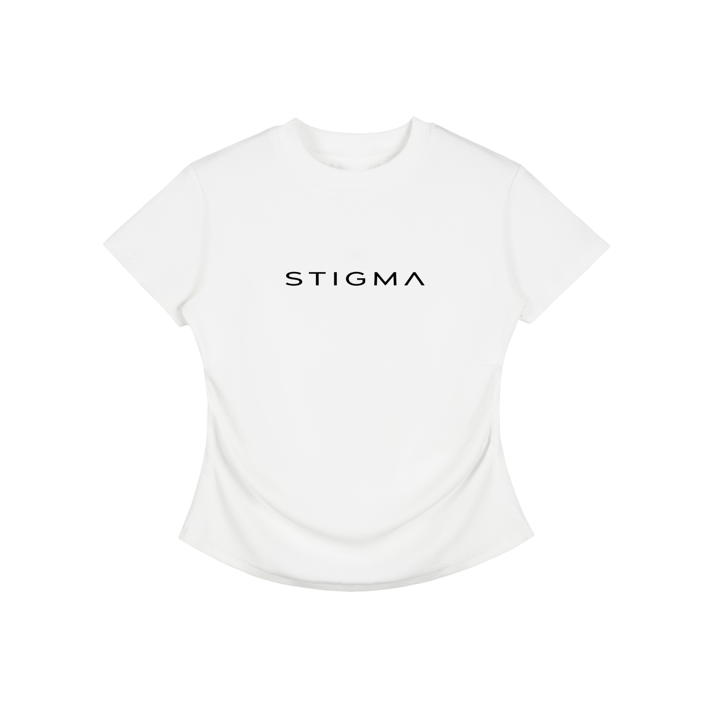 Vintage Washed Bodycon Cotton T-Shirt