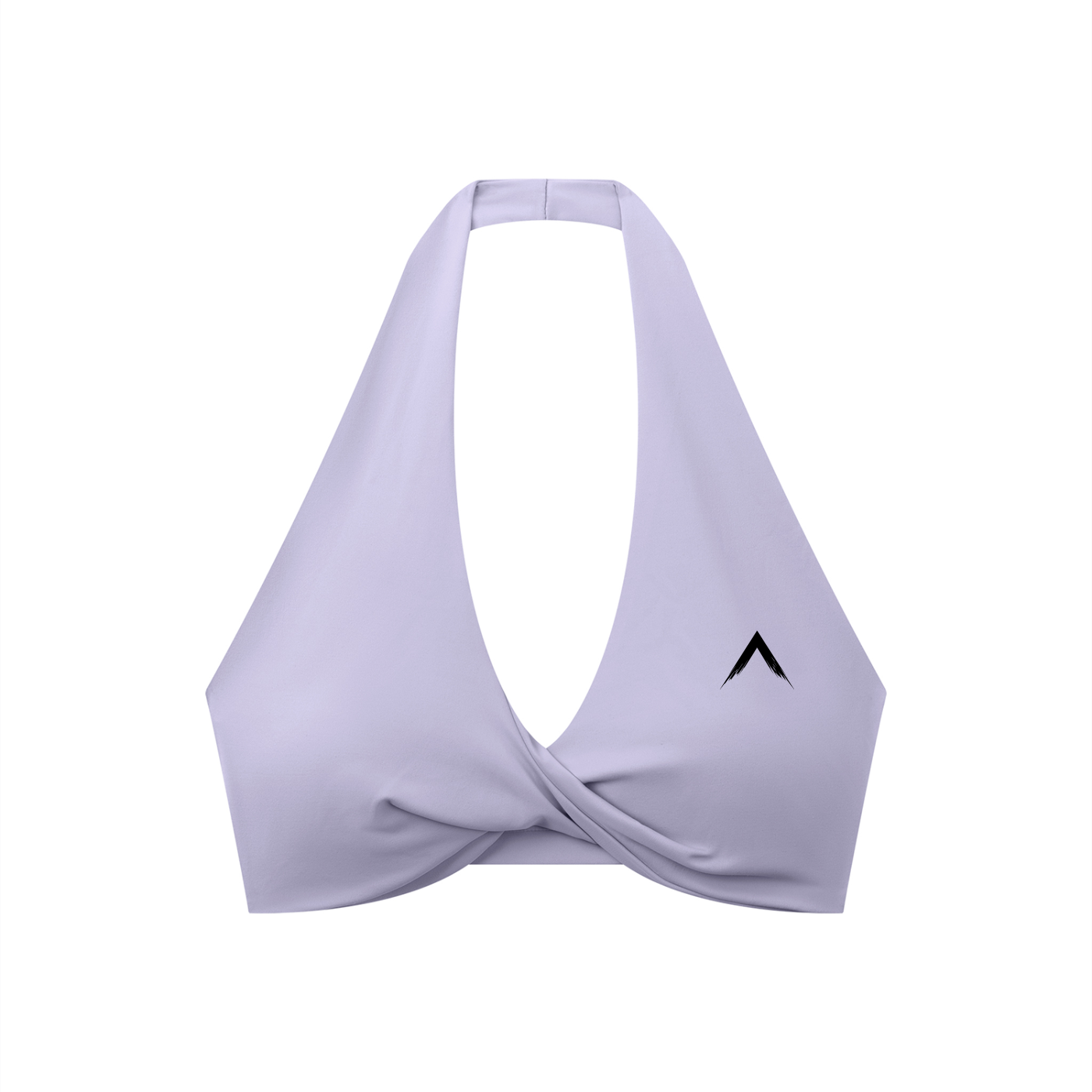 Women's Pleated Halter Sports Bra