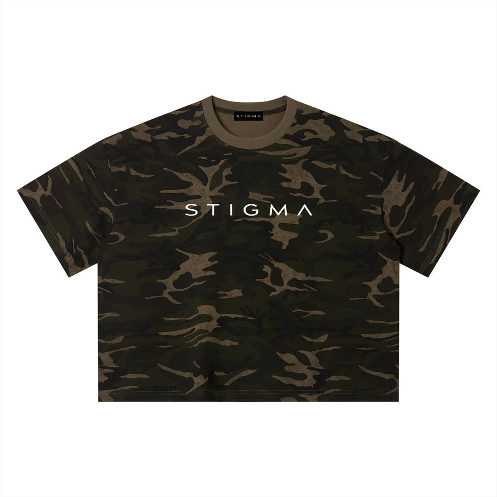 Unisex Camo Boxy T-Shirt