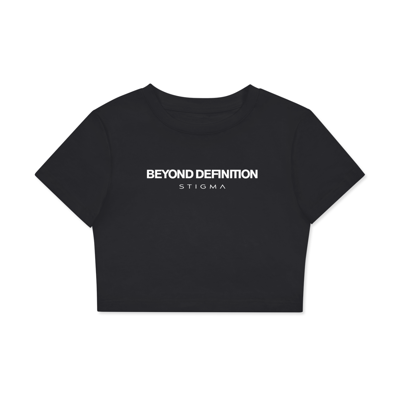 Fitted Crop Cotton T-Shirt