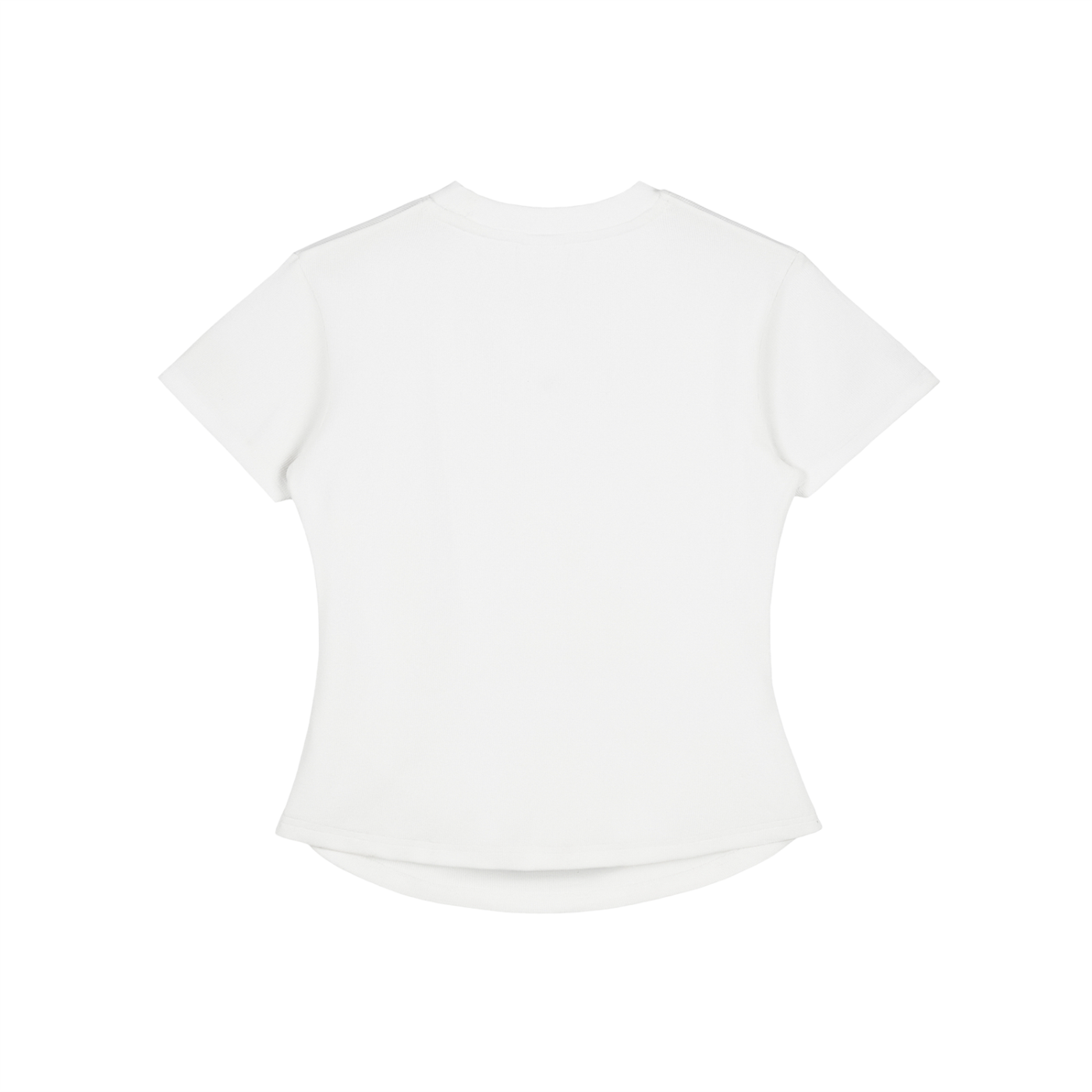 Vintage Washed Bodycon Cotton T-Shirt